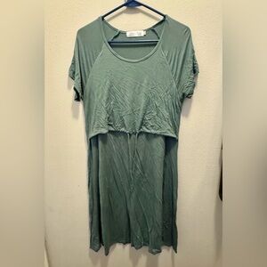 Latched Mama nursing dress size L maternity